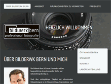Tablet Screenshot of bildwerk-bern.ch
